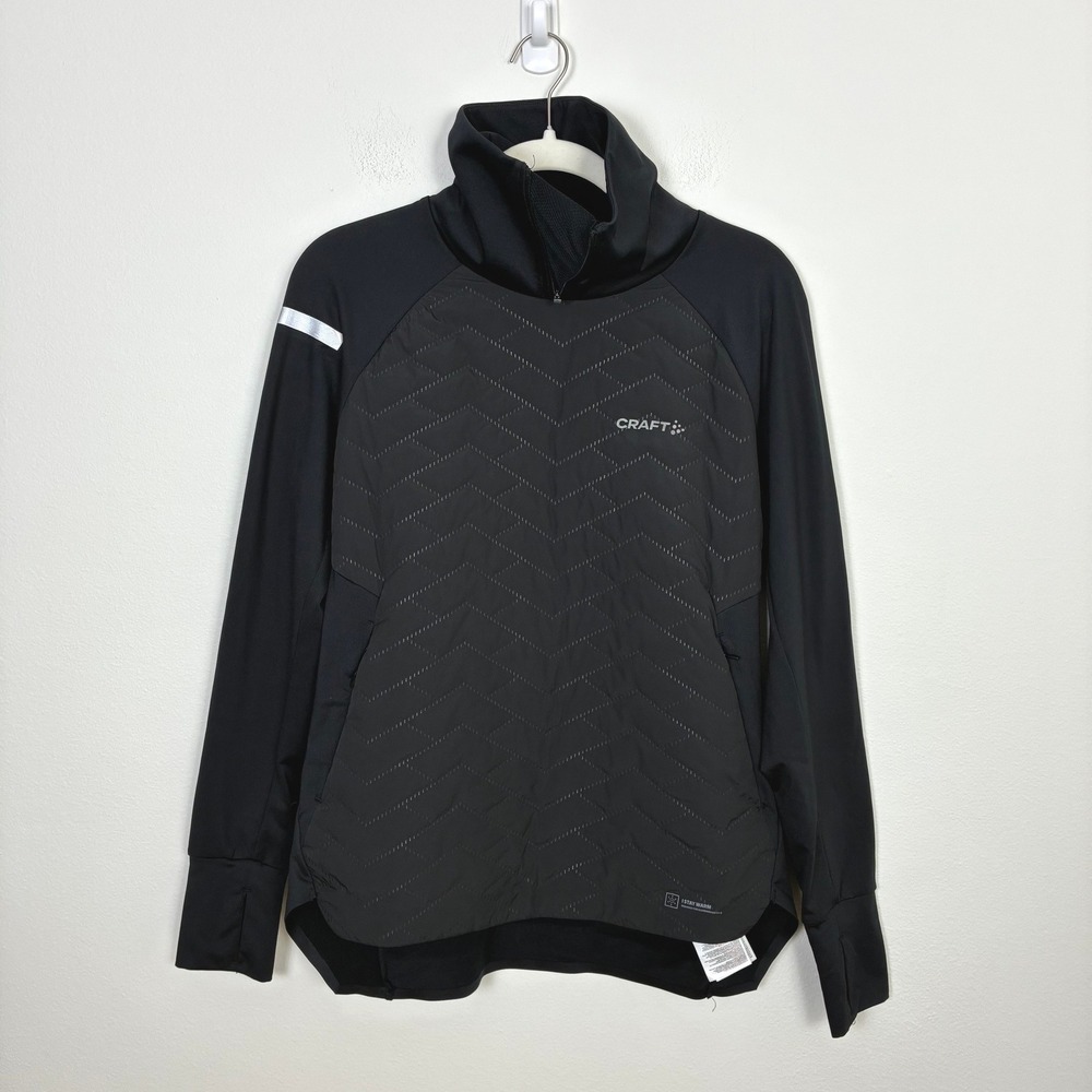 Craft ADV SubZ 3 Running Sweater Women's Medium Quilted Winter Fall Gorpcore